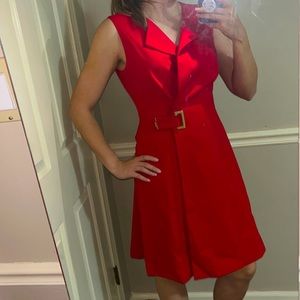 Calvin Klein hot red dress